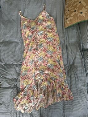 Rails Floral Midi Slip Dress in Yellow, Pink, Blue